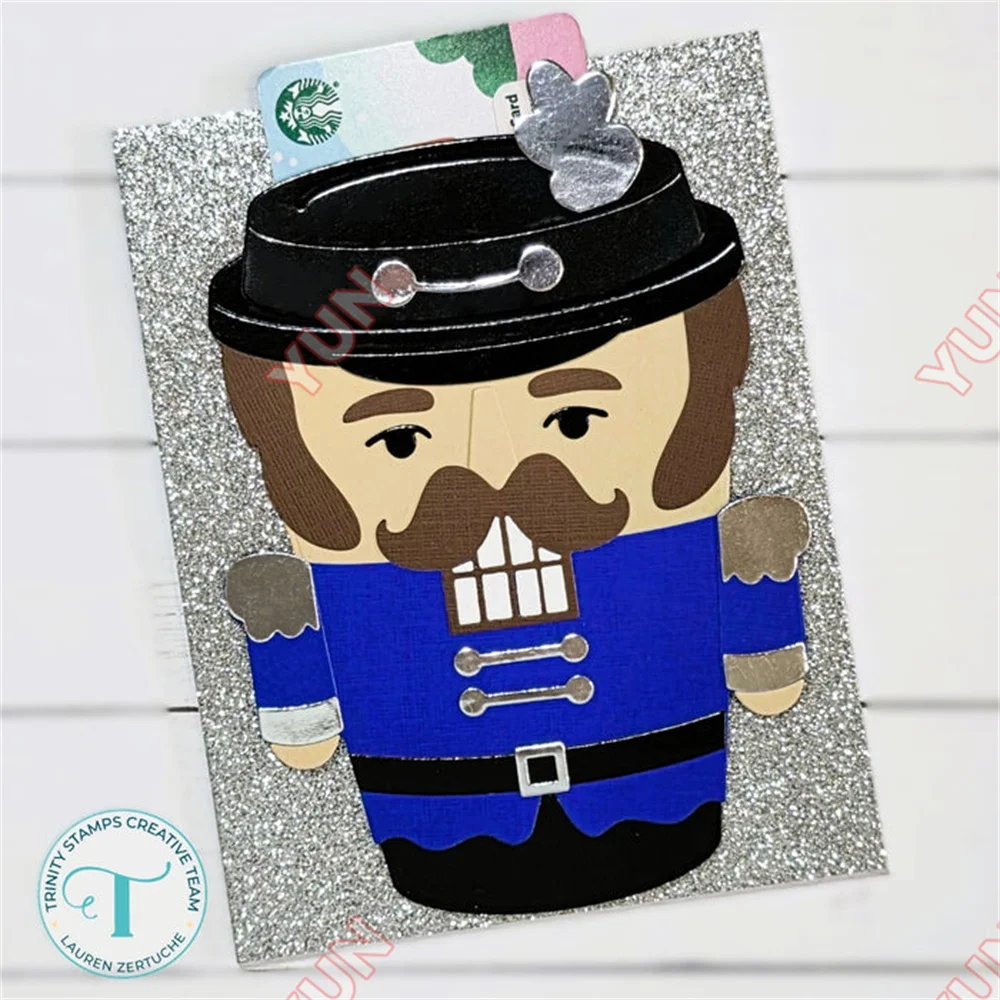 2025 جديد قطع معدنية يموت كأس عيد الميلاد شخصية-كسارة البندق إضافة على يموت مجموعة DIY بها بنفسك سكرابوكينغ ختم بطاقات المعايدة هدية ديكور