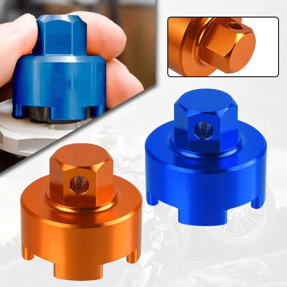 

Front Fork Compression Valve Removal Tool For KTM 125-250SX 125 144 150 200 250 SX 2007 2009 2010 2011-2018 Fork Cap Puller Tool