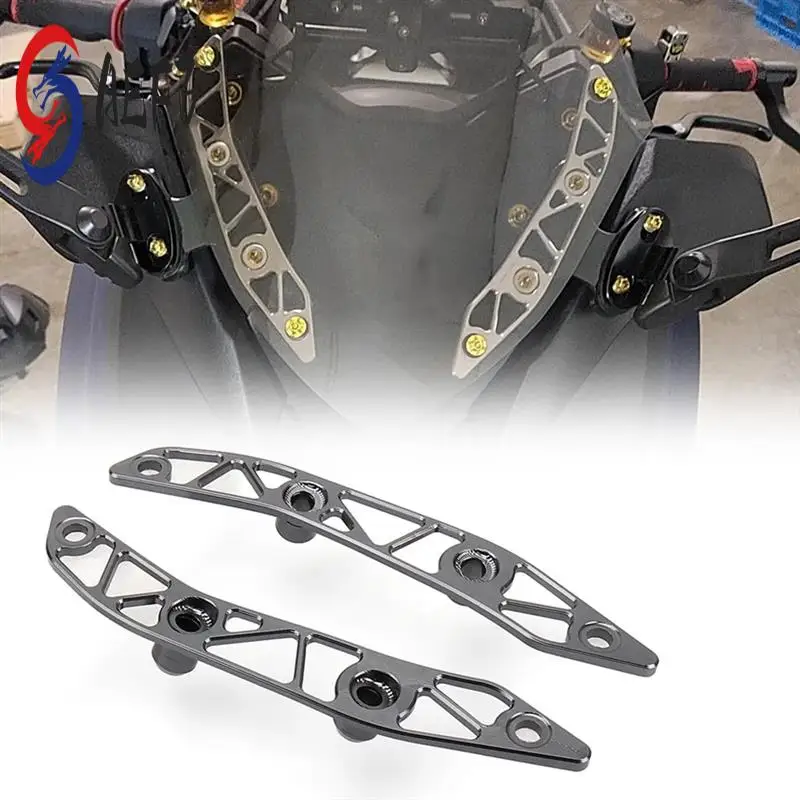 

AEF3-Motorcycle Windshield Deflectors Windscreens Bracket Protector For Yamaha XMAX300 X-MAX300 X-MAX 300 2017-2022
