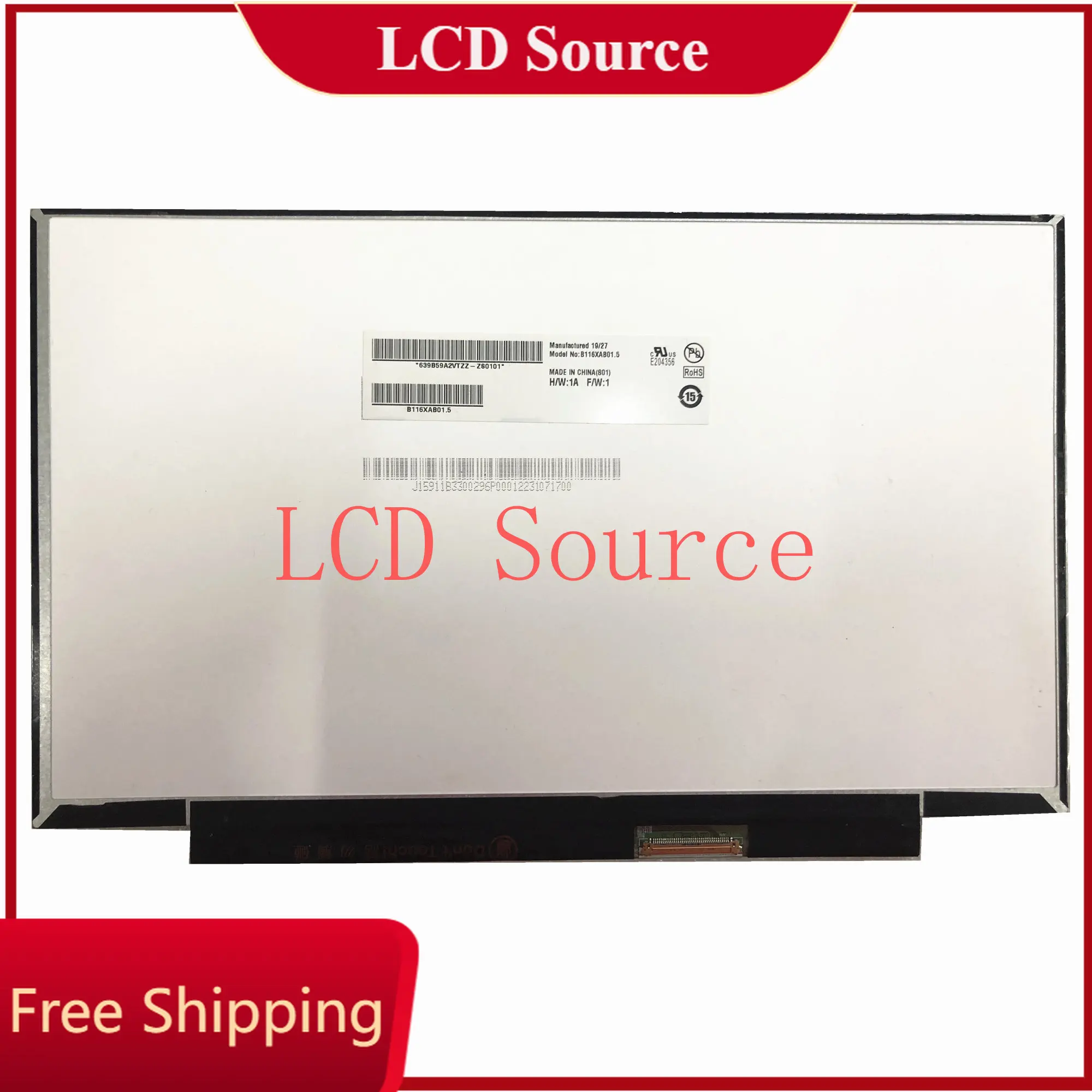 

B116XAB01.5 1366X768 IPS LCD SCREEN Panel Matrix