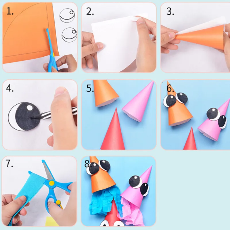 Montessori Papier Kinder DIY Handgemachte Scrapbooking Entwicklung Material Kreative Kinder Handwerk Lernen Spielzeug Spiel Neue