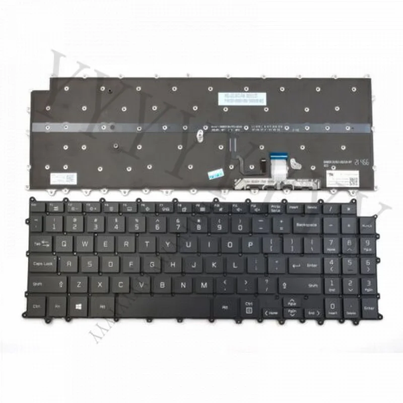 

q+Replacement US Backlit Keyboard for LG Gram 16Z90P 16Z90PC 16Z90PD 16ZD90P