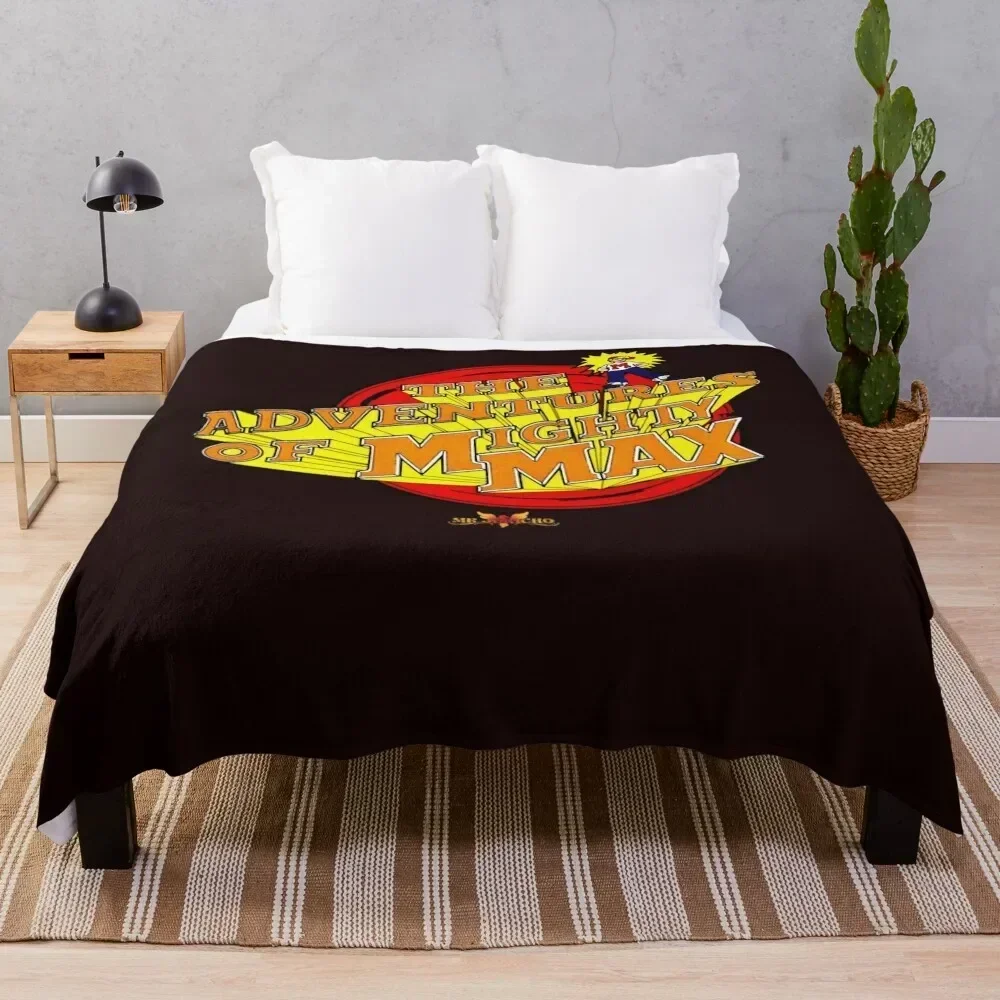 

Mighty Max Retro Cartoon Classic T-Shirt Throw Blanket Bed linens Fashion Sofas Soft Big Picnic Blankets