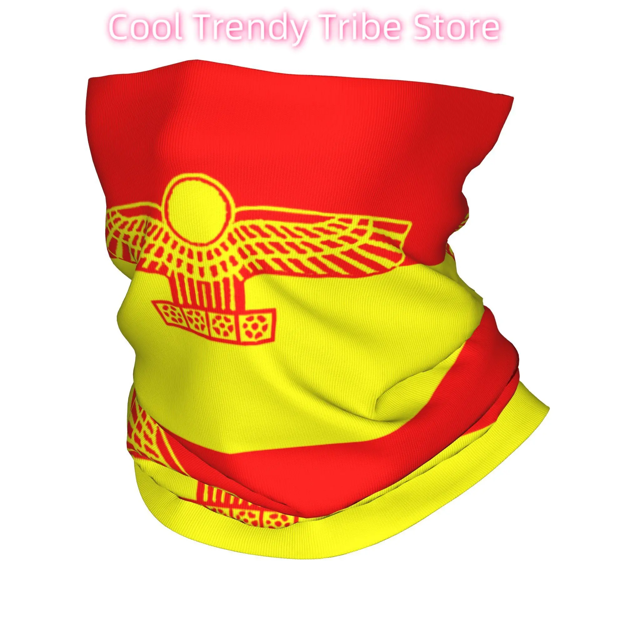 

Пользовательский Сирийский Армейский Флаг Suryoyo Бандана Шея Гетры Ветрозащитный Шарф Для Лица Мужчины Женщины Древний Арам Головной Убор Трубка Балаклава