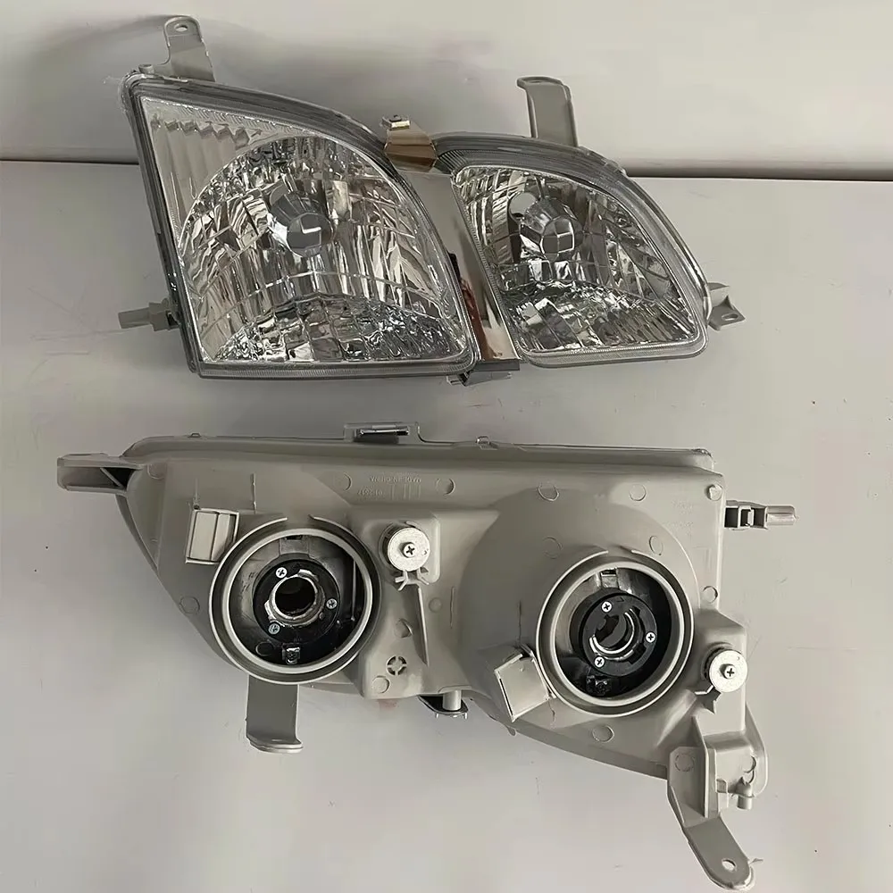 A Pair Car Front Headlights For Toyota Gaia SXM15 CXM10 Headlamp