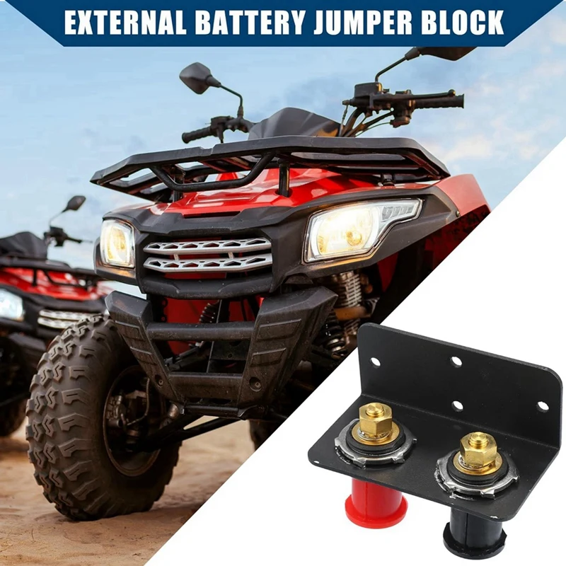 

250A 48V Battery Jumper Post Panel External Battery Jumper Blocks For ATV UTV RV Truck Battery Charging Post Kit Easy To Use