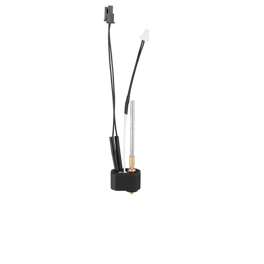 For Prusa i3 MK4 Hot-end Extruder Set 0.2/0.4/0.6/0.8 Brass/Hardened Steel Nozzles Heater Block and PTFE Tube