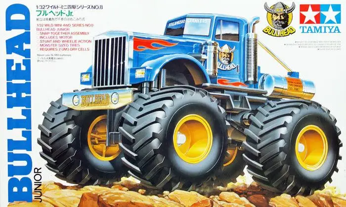 

Tamiya 17008 1/32 Wild Mini 4WD Kit Bullhead Junior Jr Pick Up Truck