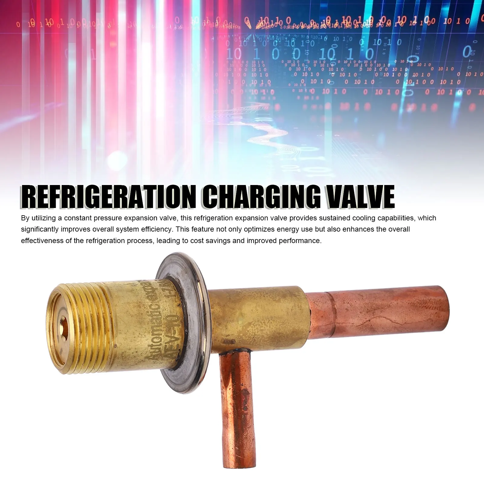 صمام توسيع التبريد صمام شحن التبريد متعدد الوظائف التحكم في ضغط التبخر المستقر للإصلاح #1