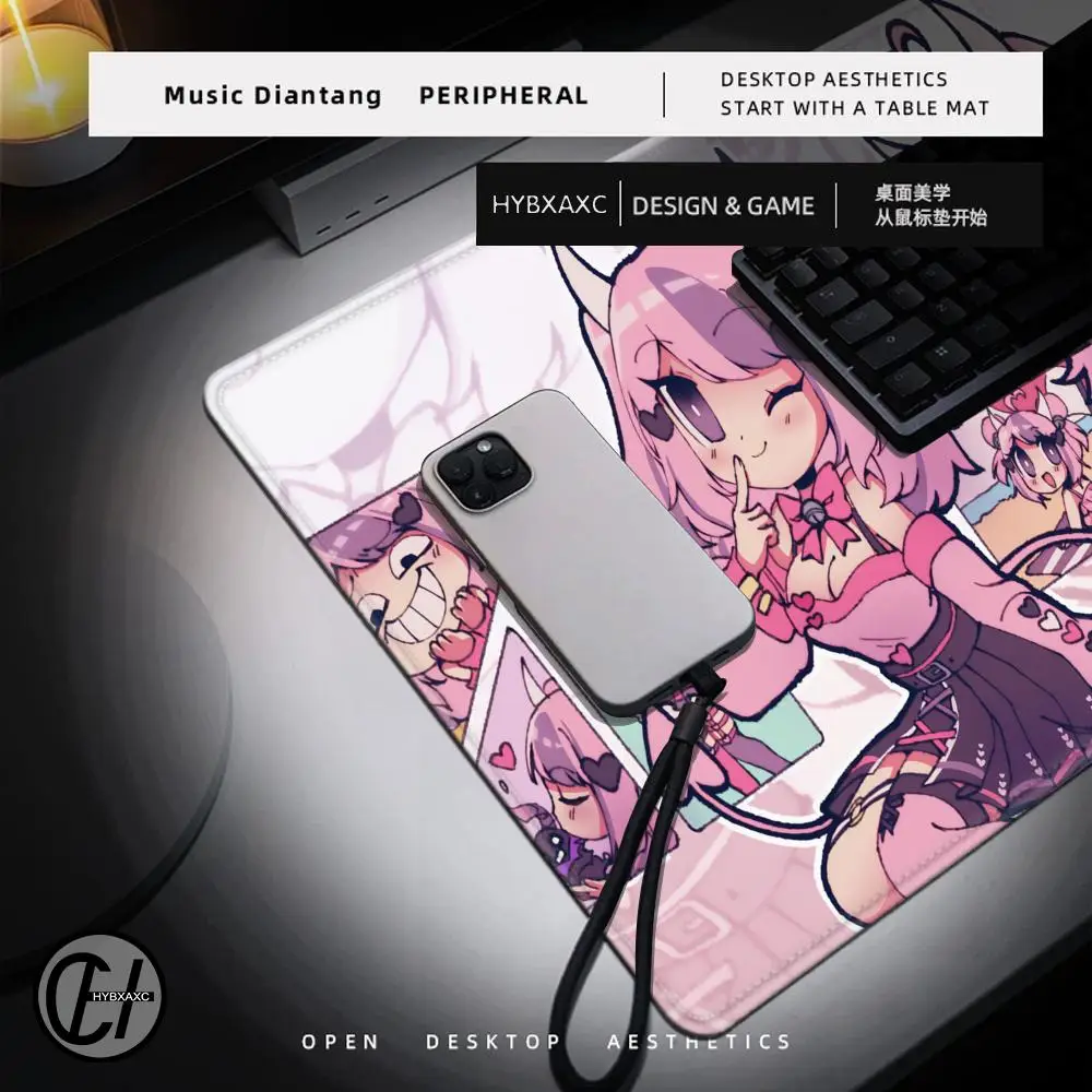 1200x600 Ironmouse Vtuber Anime Large Mouse Pad PlayMat Office Mousepad Game Creative Desk Gaming Mat