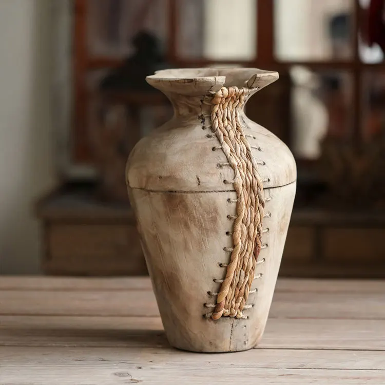 Wabi Sand Wind Creative Mixed Flower Tool Model Room B & B Retro Living Room Entrance Restaurant Vase