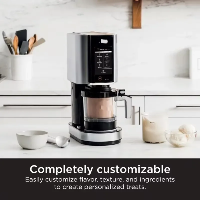 CREAMi Deluxe 11-in-1 Sorbet Shake Frozen Snacks Ice Cream Maker/Frozen Yogurt Maker/Soft Ice Cream Maker