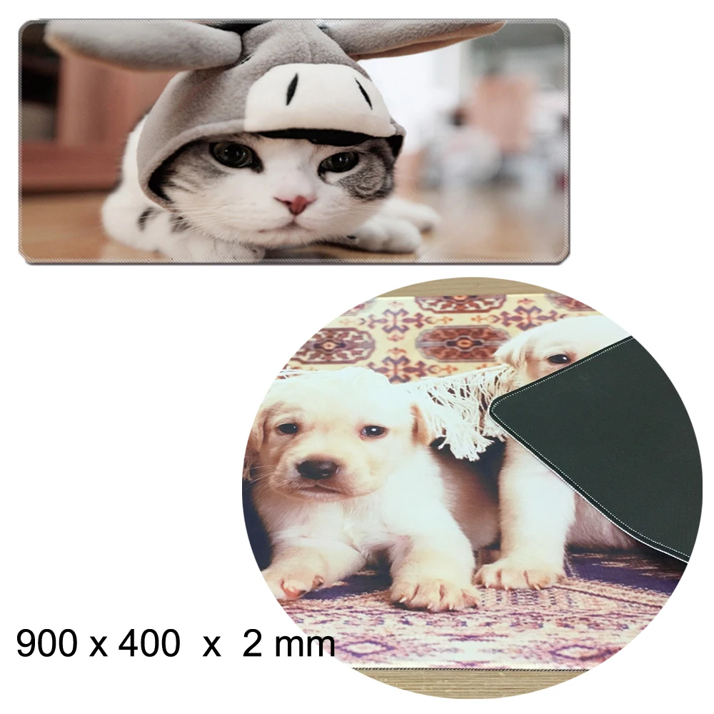 

Large Extend Mousepad Gaming Mouse Pad Locked Edge Thickened Computer Keyboard Table Desk Mats Rubber Carpet Pads For DOTA 2