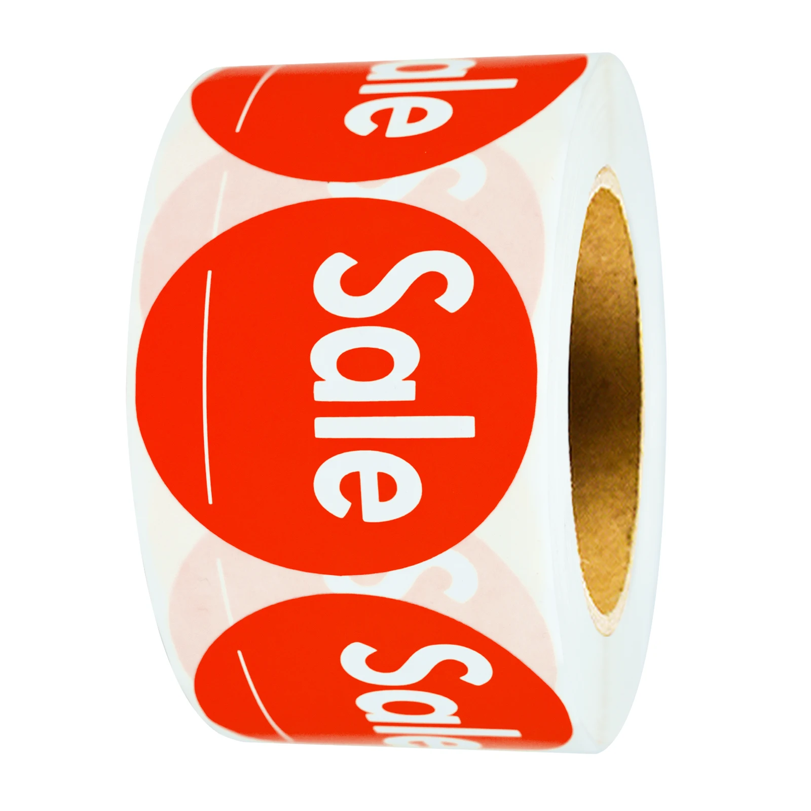 500Pcs 1.5In/3.8Cm Round Red Writable Product Price Tag Stickers, with Writable Space, Price Tag Discount Stickers for Convenience Stores and Supermarkets