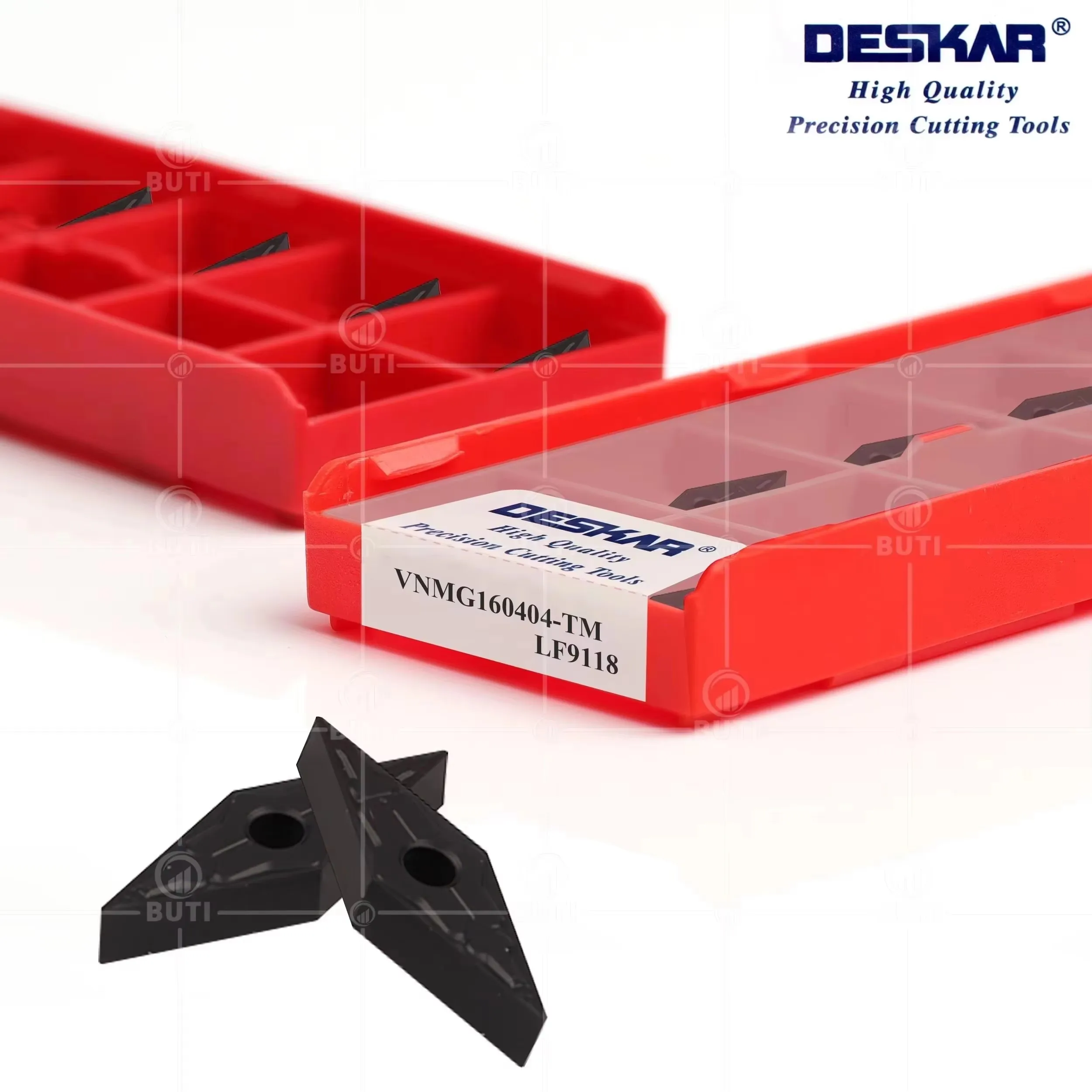 DESKAR 100% Original VNMG160404/08/12 TM HQ PM LF9018 LF9118 Numerical Control Lathe Turning Blade Cutting Tool Processing Steel