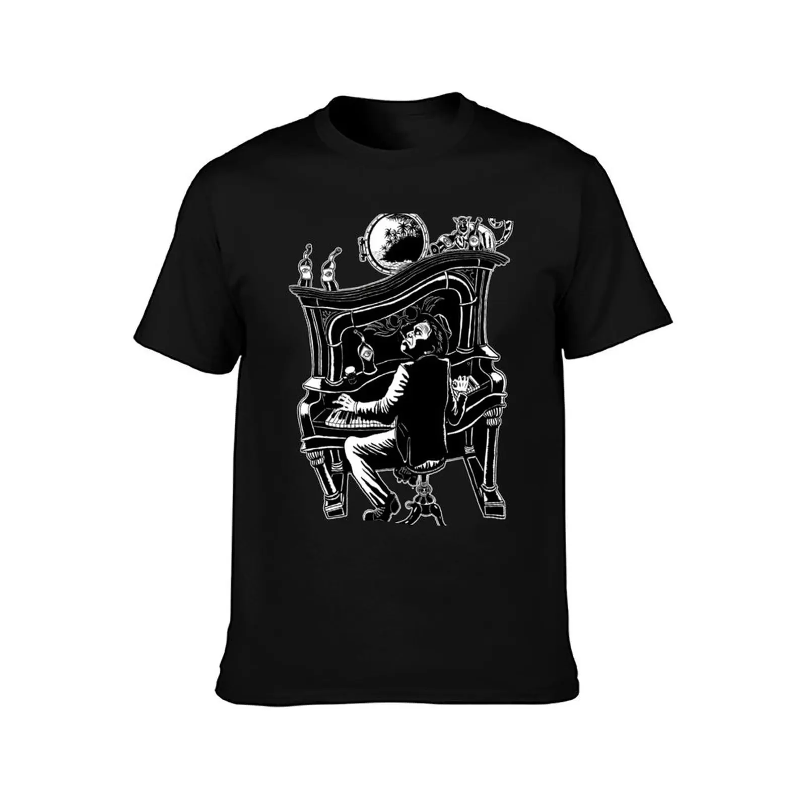 Tom-Waits-The-Piano-Has-Been- T-Shirt plus sizes plus size tops cotton t shirt men