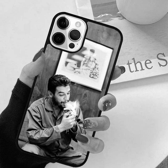 Che Guevara Smoking Cigar Phone Case for iPhone 17 Air 16 15 14 12 13 PLUS  11 PRO MAX coque Cover Fundas Shell