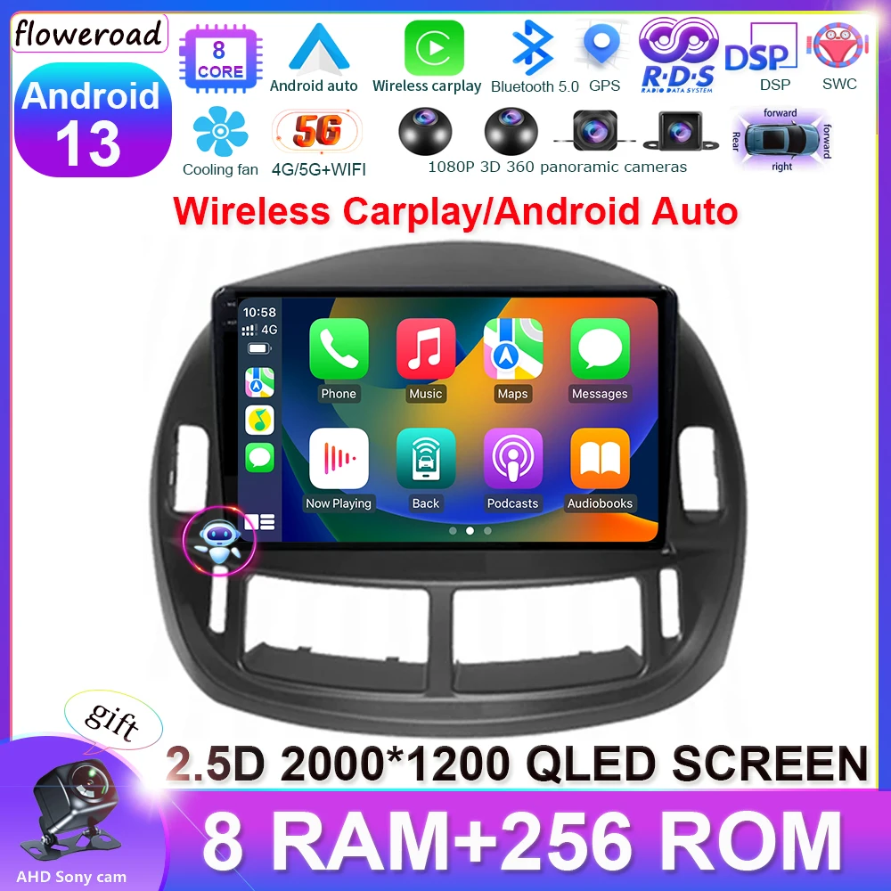 

Android 13 256G 8Core FYT7862 For Toyota Previa ESTIMA ACR30 Tarago 2002-2006 Multimedia Car Player GPS Navigation carplay auto