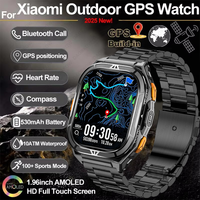 New X5 GPS Track Smart Watch Men 5ATM Waterproof 1.96\
