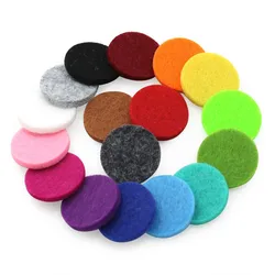 100Pcs Thicken Round Wool Felt Diy Crafts for Kids Colorful Felt Material DIY Sewing Fabric for Toys Bags Headwear Appliques 3mm