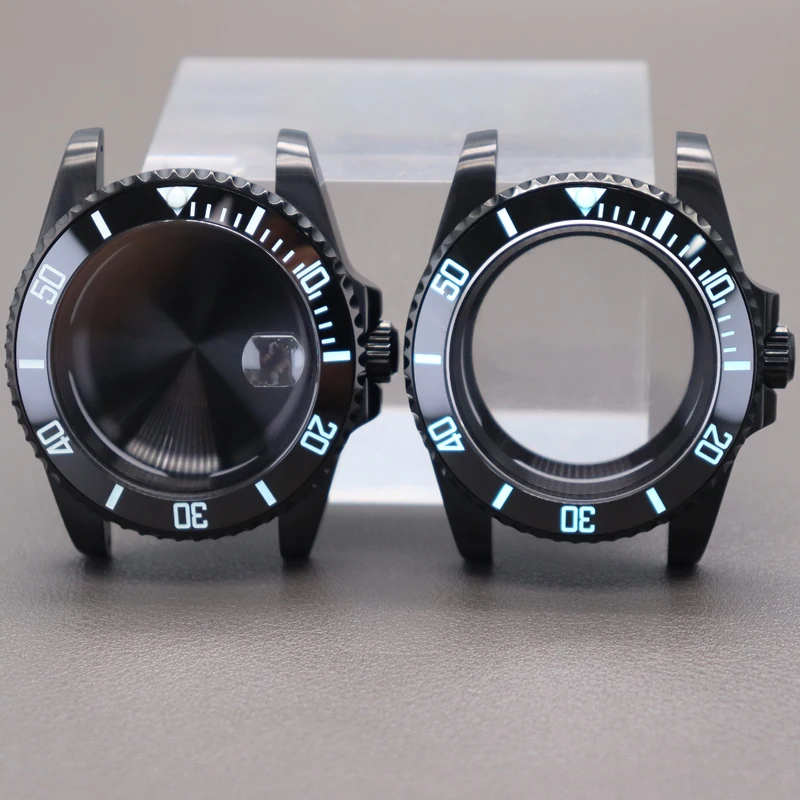 Men's Watches 40mm Case C3 Luminescence Bezel Insert Fit NH34 NH35 NH36 NH38 Miyota8215 ETA2824 Movement Sapphire Glass Hot Sale