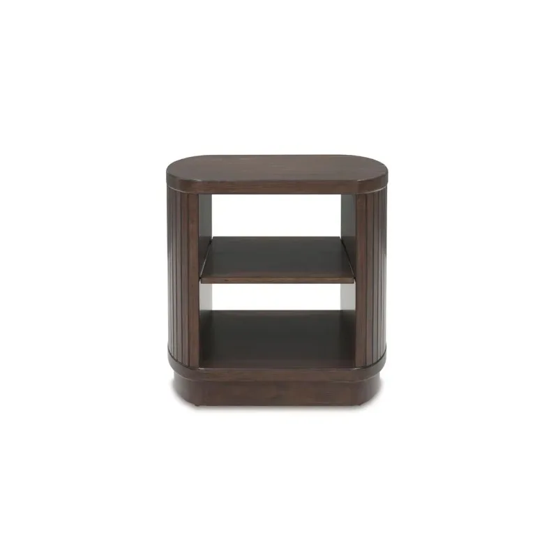 Living Room Furniture High Quality Modern Brown Mango Wood Side Table Sofa End Table