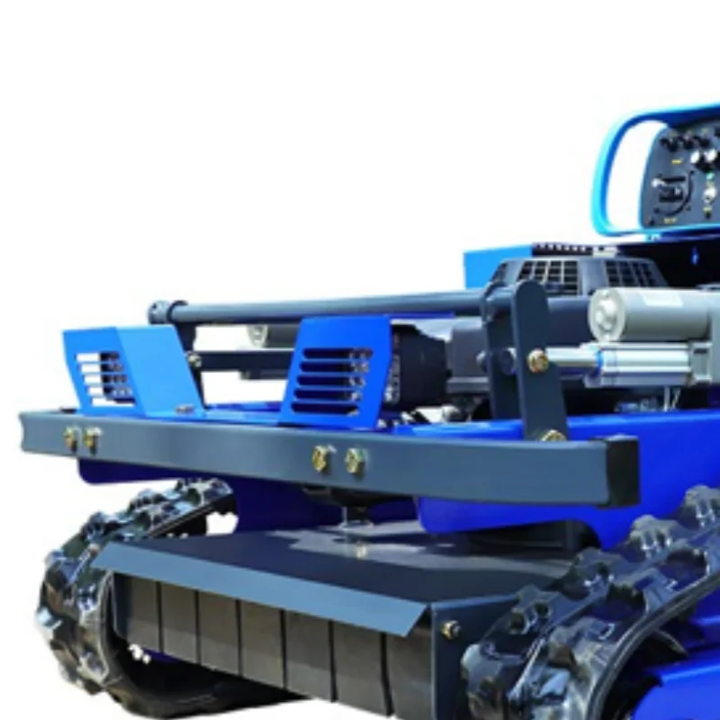 Изготовленный на заказ гусеничный трактор, беспроводной робот-прополка, обслуживание газона, 4-тактная газонокосилка с дистанционным управлением
