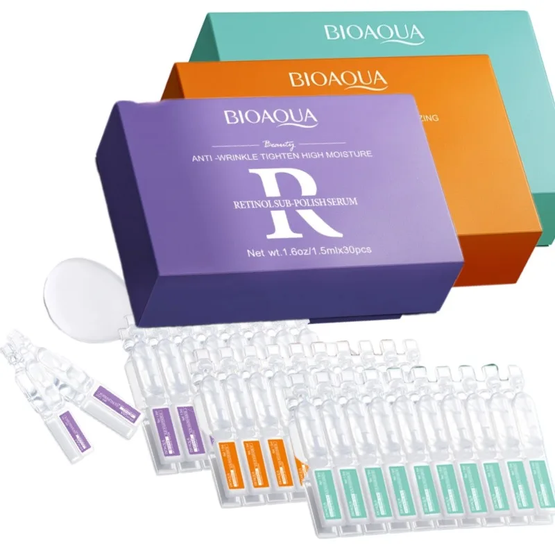 Vitamin C Retinol Essence liquid Hyaluronic acid sub polish Essence Moisturizing Anti-wrinkle firming Fade fine lines skincare