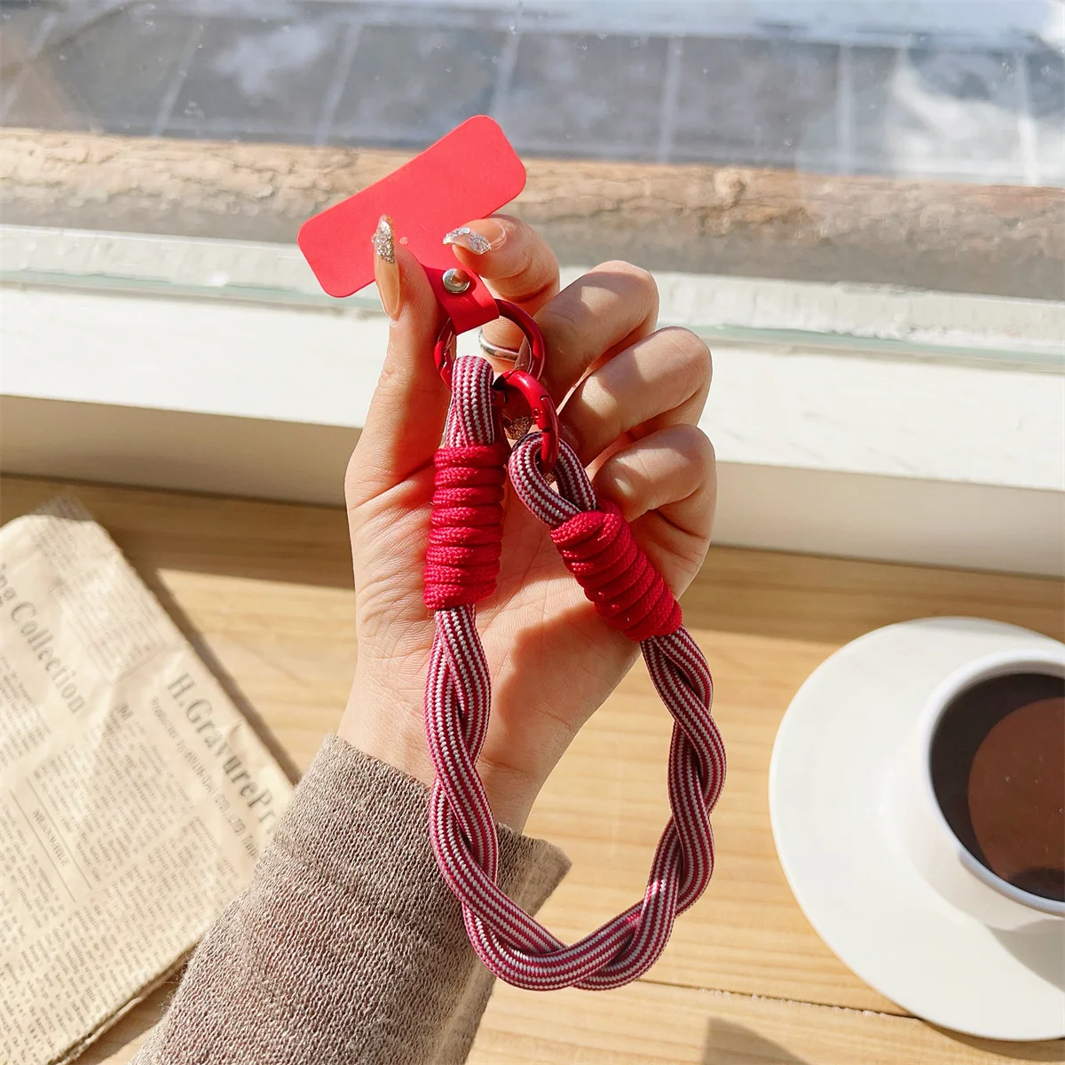 Handy-Lanyard, Handgelenkschlaufe, Verbindungsteil für Handyhüllen, universelles Handyhüllen-Zubehör, rutschfest und sturzsicher, tragbarer Anhänger
