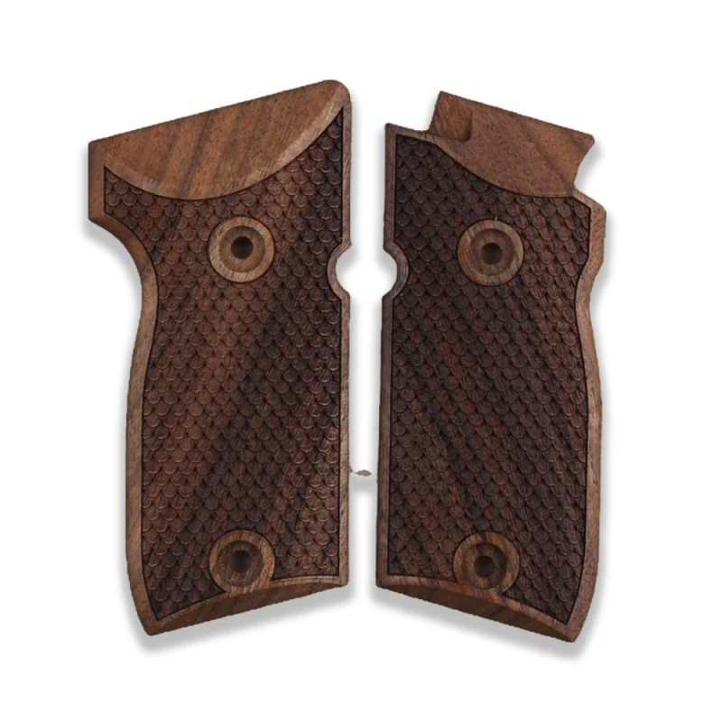 

KSD Brand Astra A 75 Compatible Walnut Grips Dragon Skin