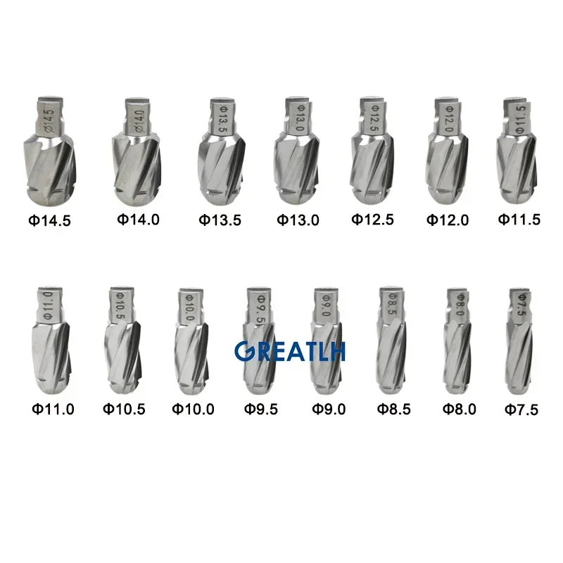 GREATLH Orthopedic Flexible Reamer Instrument Set Detachable Reamer Veterinary Instruments Orthopedics