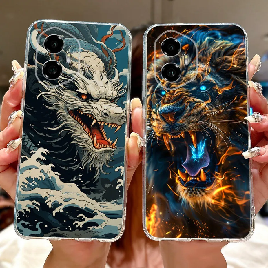 حافظة لهاتف Honor 300 5G AMM-AN00 غطاء أنيق شعبي مطلي من السيليكون الناعم لهاتف Honor 300 Pro Honor300 Ultra 5G Fundas