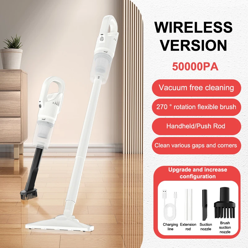 Thorough Cleaning Daily Cleaning Needs Multifunctional Handheld Vacuum Anti-Tangling Roller Efficient And Practical