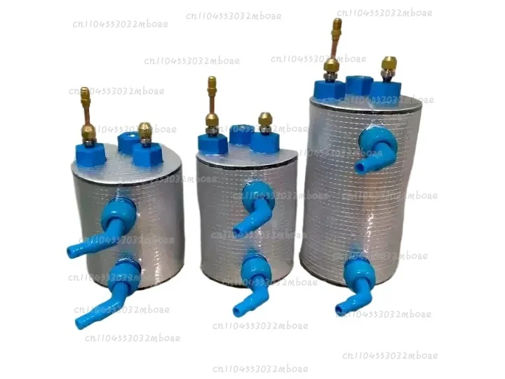 1P 0.5P Pure Titanium Tube Evaporator Anti-corrosion Fish Tank Seafood Pool Chiller Titanium Barrel Heat Exchanger