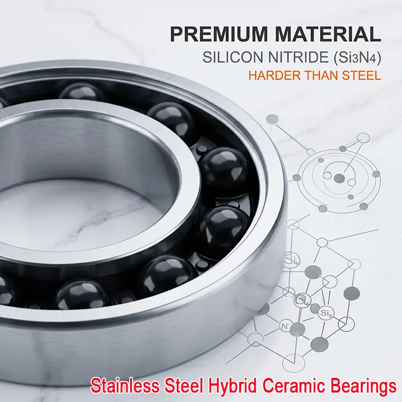 5pcs ABEC7 SMR106C ZZ Semi-Ceramic Hybrid Fishing Pulley Ball Bearing 3x10x6mm SMR106 ZZ Spool Bearing 6*10*3 L1060ZZ RC Bearing