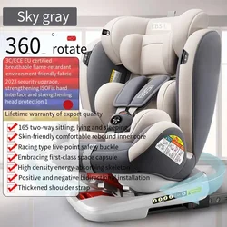 High Quality Baby Safety Seat Can Sit and Recline Portable Car Seat Two-way Swivel Seat Child Safety Seat Car Safety Seat