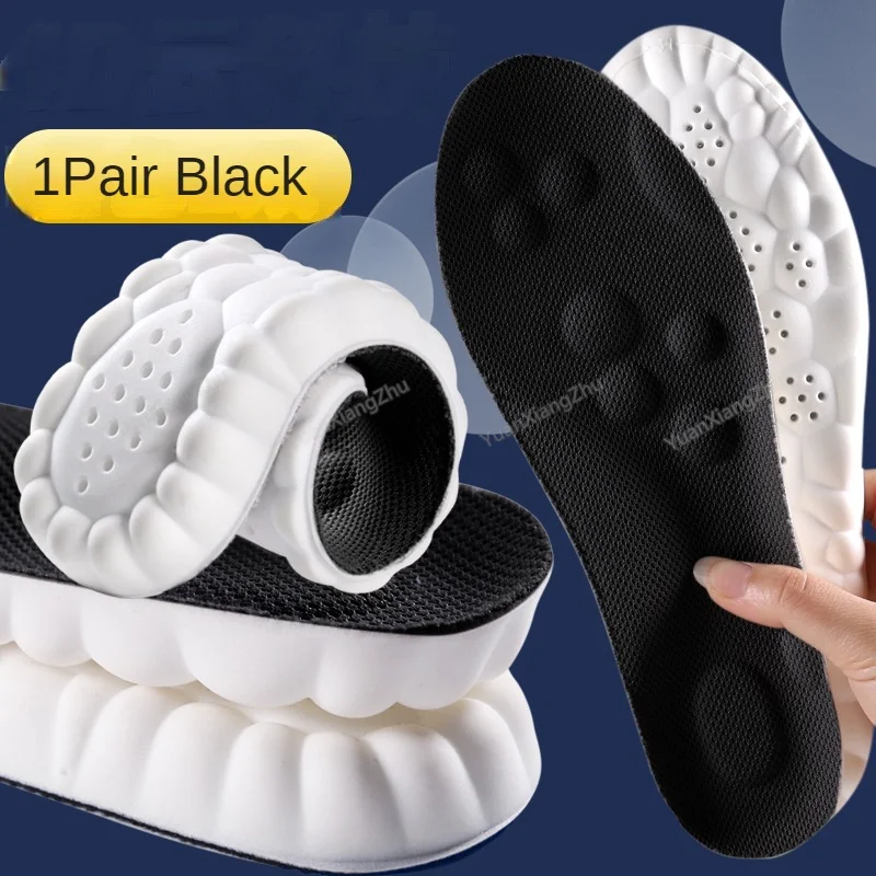 Brand Sports Shoes Insoles Super Soft Running Insole for Feet Shock Absorption Baskets Shoe Sole Arch Support Orthopedic Inserts