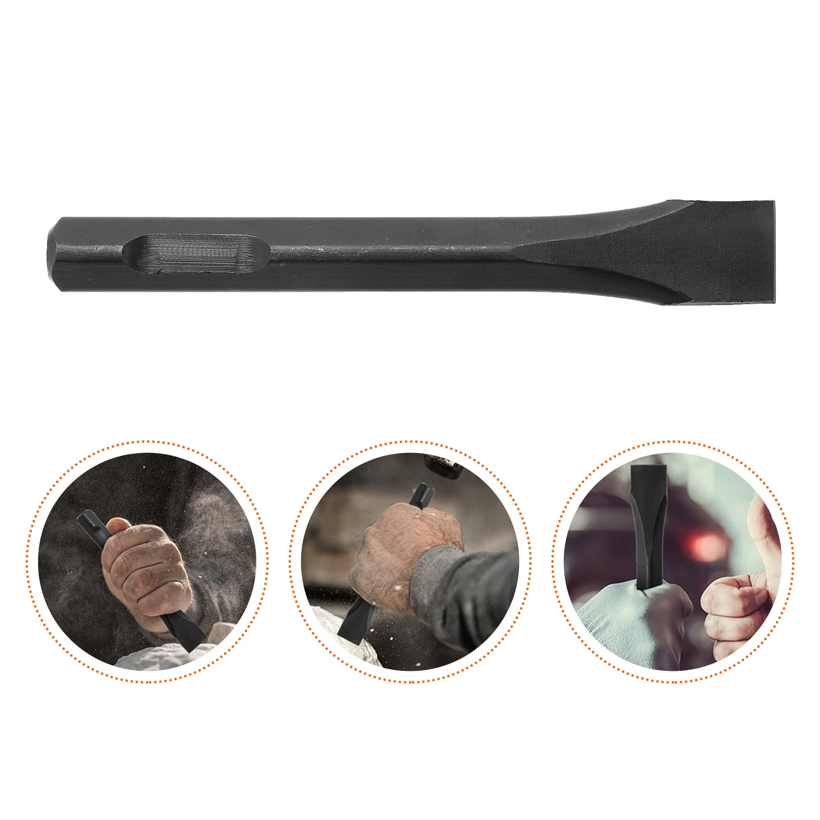 

Powerful Steel Air Chisel Pneumatic Hammer Tool High Wear Resistant Heat Treated Long Lasting Metal Chipping Bit For Stone