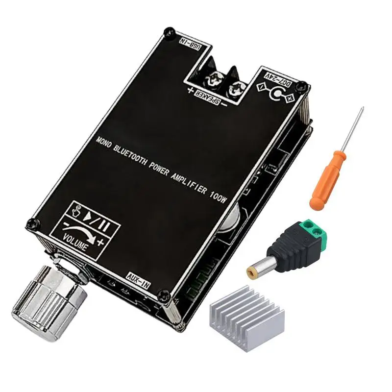 

ZK-1001B Mono Audio BT 5.1 Amplifier Board Module T WS Audio Power Amplifier Module DC7-24V Power Amplifier Chip TPA3116