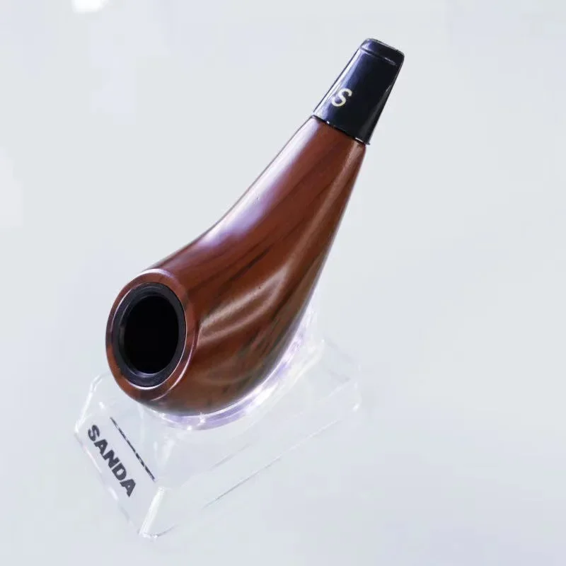 Old style solid wood Smoking Pipe handmade modern Mouthpiece for hookah Mini Portable Cigarette tube complete set Tobacco Pipe