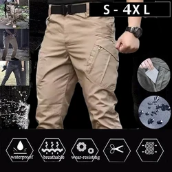 Tactical Men Pants Summer Lightweight Casual Trousers Waterproof Multiple Pockets Cargo Pants Quick Dry Outdoor Workout Pant