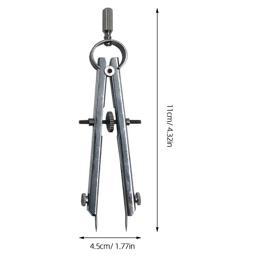 Compass Tool Precision Drafting Drawing Geometry Math Metal Halloween Christmas New Year Circle Drawing Compass Students