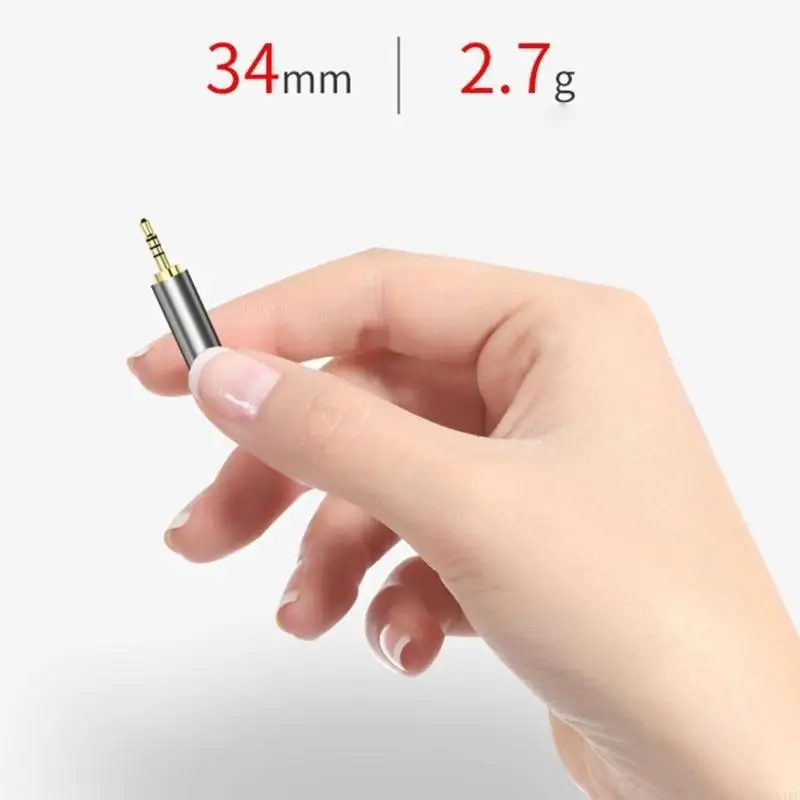 E1PF 3.5mm to 2.5mm Stereo Adapter 1/8'' (3.5mm) Male Plug to 2.5mm Female Socket Adapter for Headphone Amp Adapter