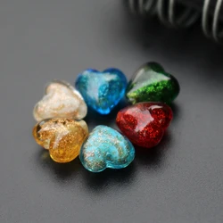 Beads for Jewelry making Diy Glass Perles Fabrication Lampwork Pearl Bracelets Heart White Red Handmade Mix Supplies De bijoux