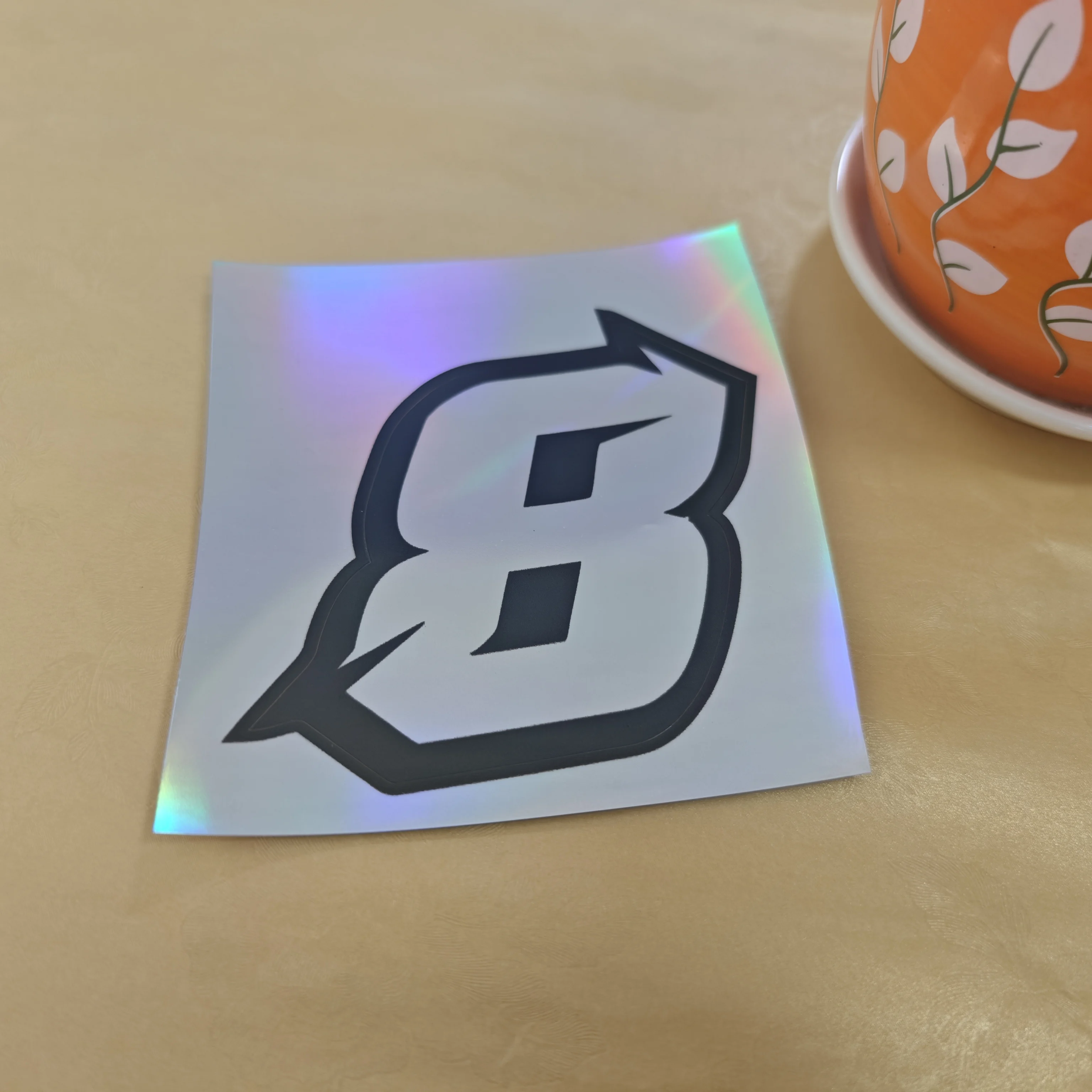 1PC 0123456789 Laser Number Motorcycle Stickers Motorbike Fuel Tank Side Panels Scooter Helmet Moto Fashion Decals DIY Decor image 5