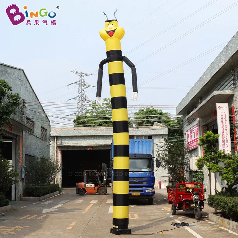 Bingo 13.1ft inflatable Bee Sky Dancing model With Blower Blow up Air Dancer decorations outdoor decorations for Promotion-Sale