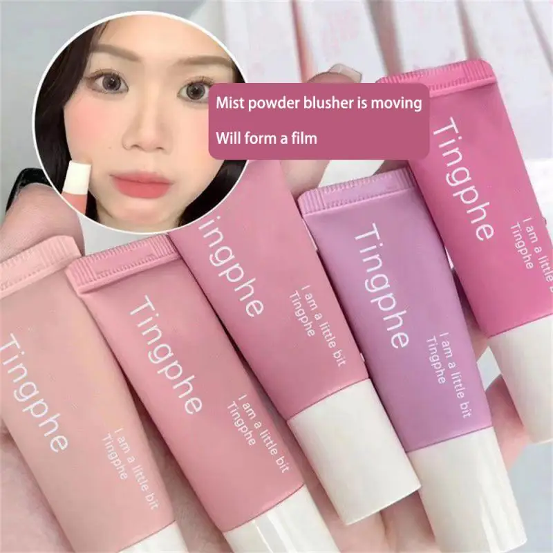 3D Air Feeling Matte Liquid Blush, Cor De Damasco Láctea, Fácil de Aplicar Maquiagem, Cuidado Facial