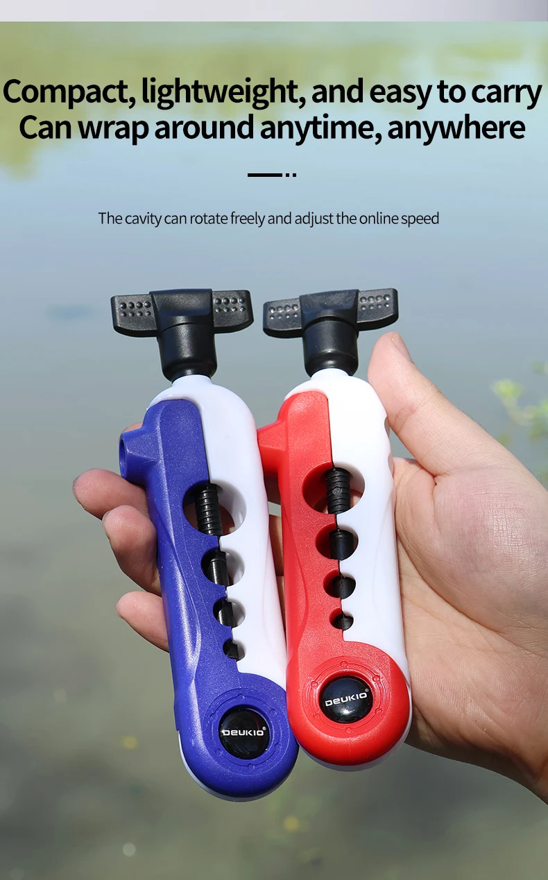 Tragbarer Angelschnurwickler für Baitcasting- und Spinnrollen, ABS-Spulenmaschine, Karpfenangel-Zubehör, Wickelwerkzeuge – Detail 7
