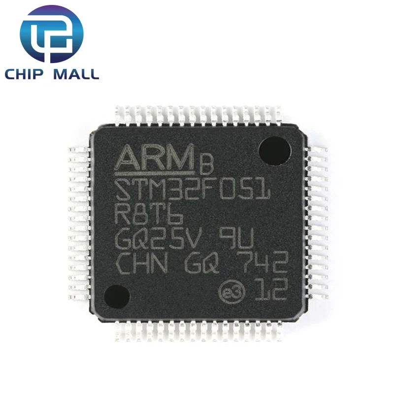 

STM32F051R8T6 LQFP-64 ARM Cortex-M0 32-bit Microcontroller MCU New Original Spot