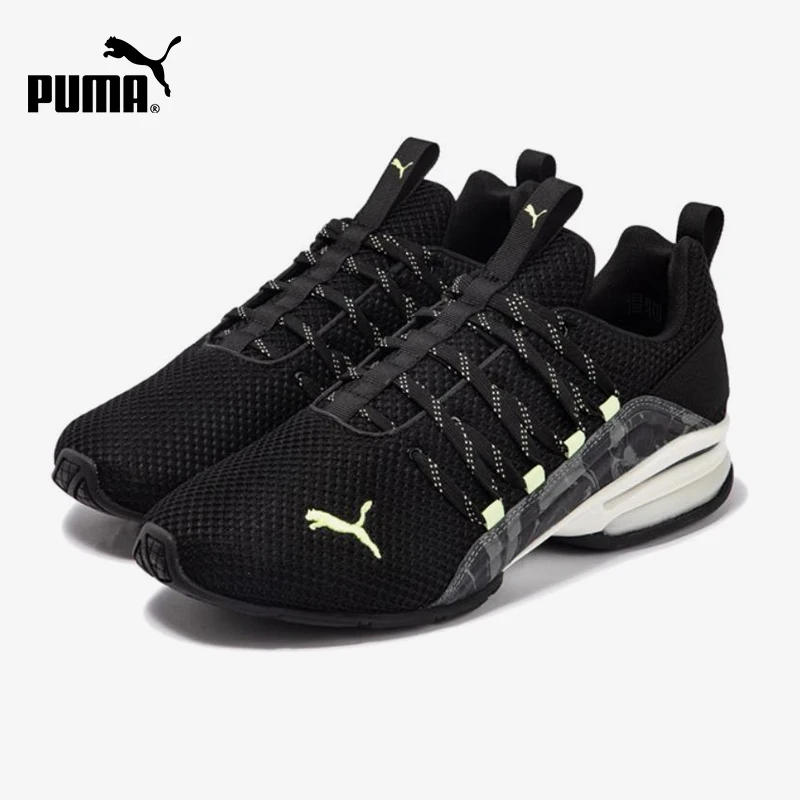 Puma genuine Axelion new men's black and white daily commuting running shoes 310128-02
